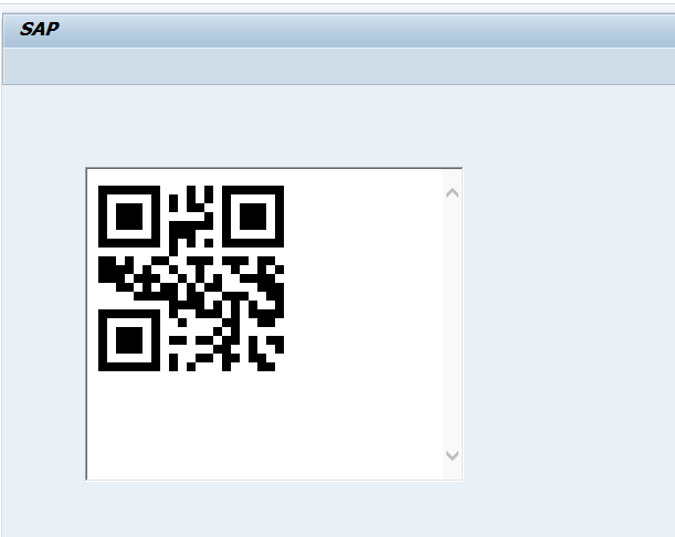 ABAP调用生成二维码