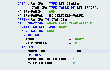 在新窗口调用Tcode[ABAP4_CALL_TRANSACTION]