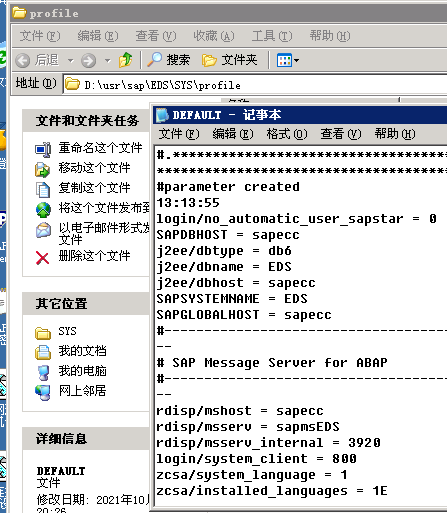 SAP系统常用配置参数设定
